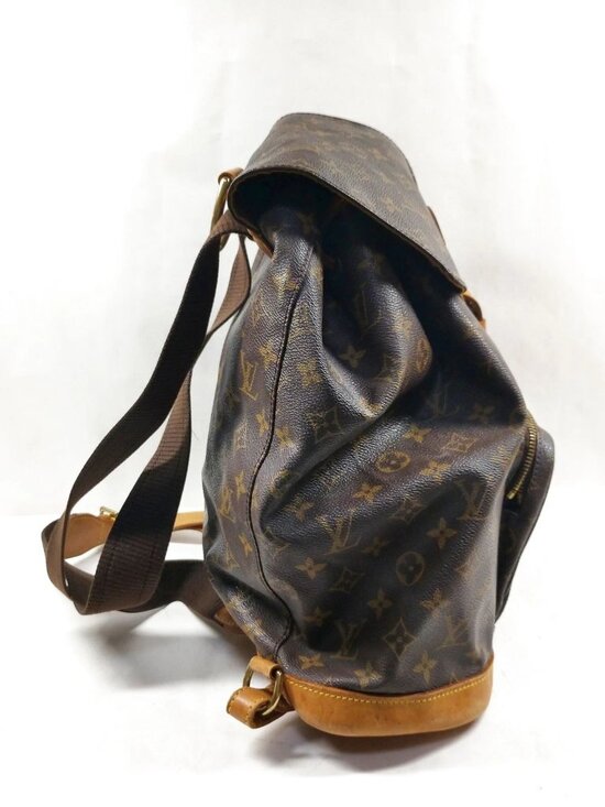 Authentic Louis Vuitton Montsouris GM Backpack Monogram Canvas LV Bag main image 6